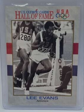 1991 Impel U.S. Olympic Hall of Fame #42 Lee Evans Card